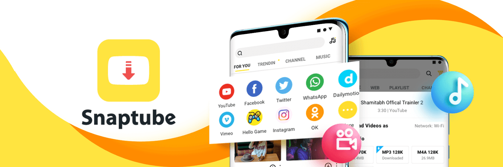 SnapTube Video Downloader pour android : téléchargement et installation de l'application