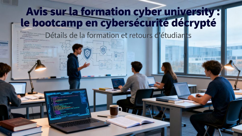 Avis sur la formation cyber universitaire : le bootcamp en cybersécurité décrypté avec texte