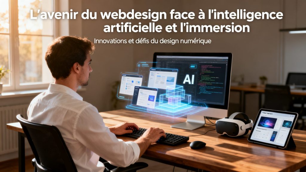 L'avenir du webdesign face à l'intelligence artificielle et l'immersion avec le texte