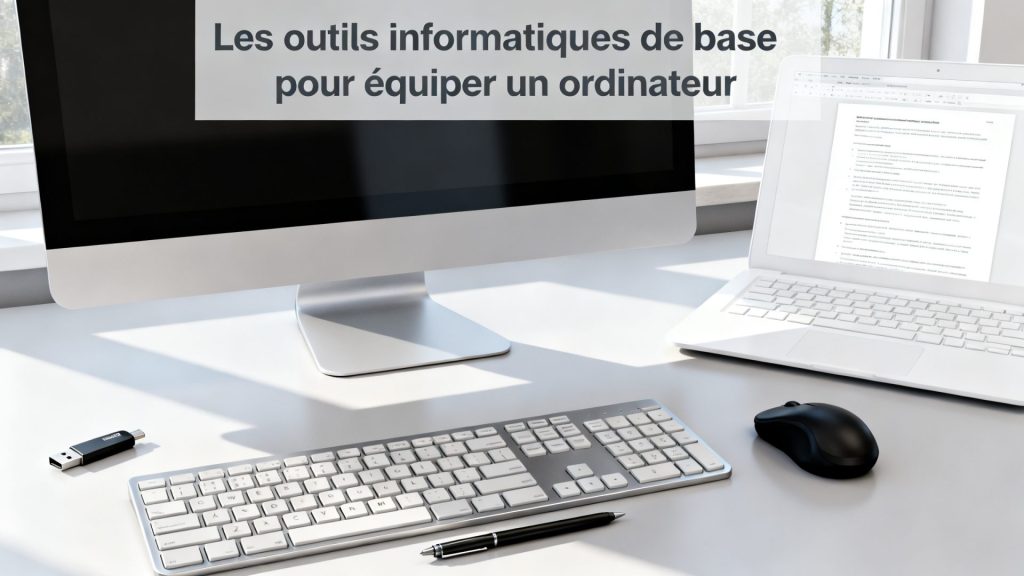 Les outils informatiques de base pour équiper un ordinateur avec du texte