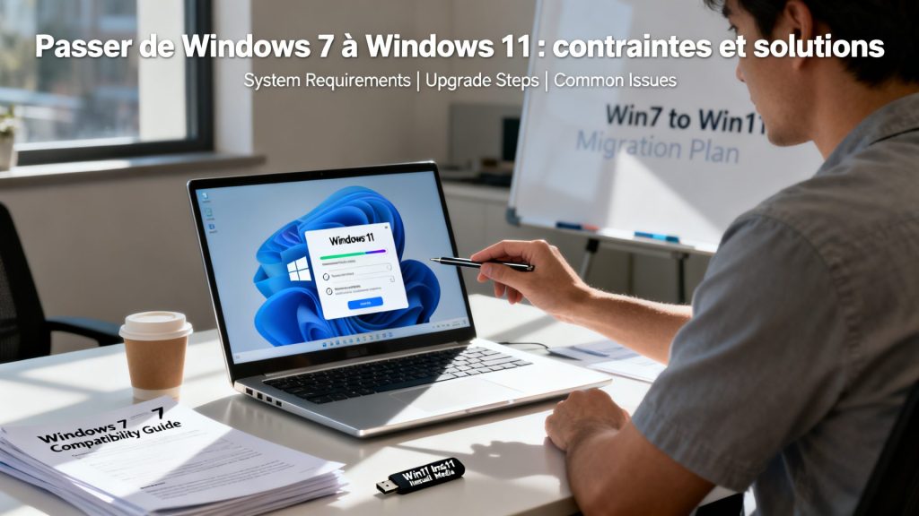 Passer de Windows 7 à Windows 11 : contraintes et solutions. 