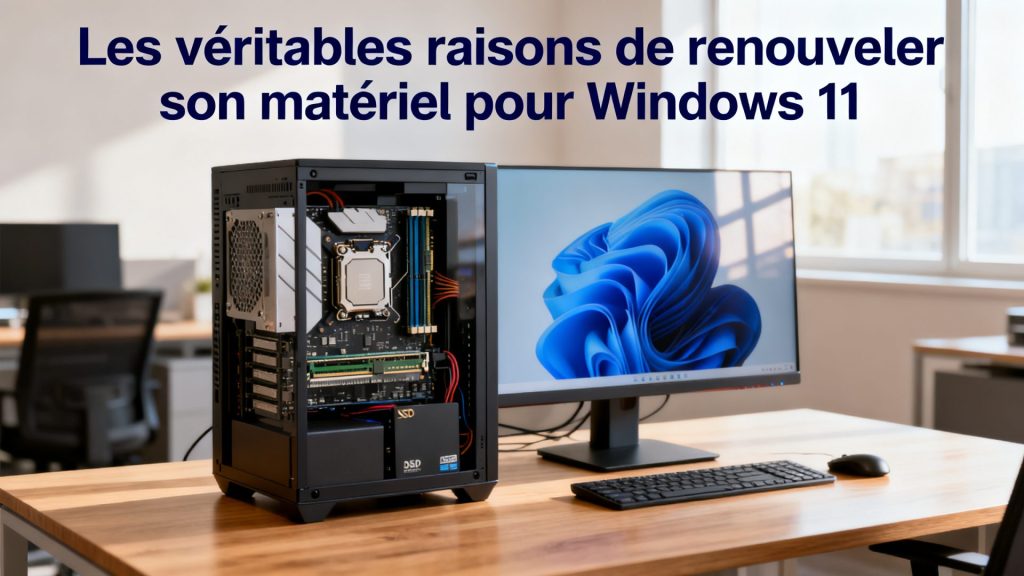 Les véritables raisons de renouveler son matériel pour Windows 11 avec texte