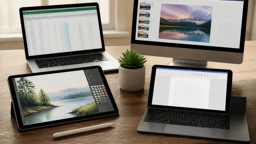 Quels sont les 4 logiciels d'application essentiels ?