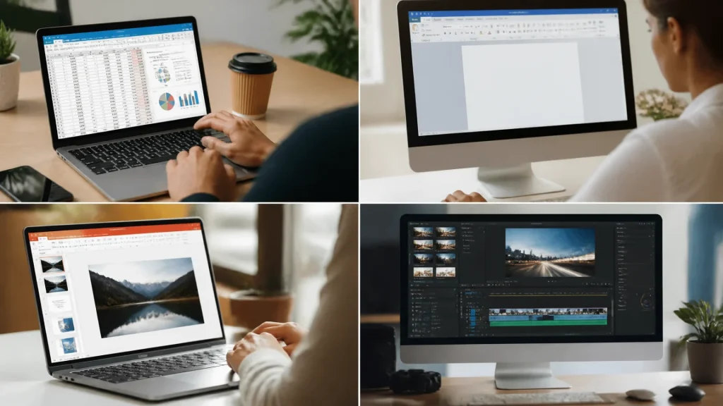 Quels sont les 4 logiciels d'application essentiels ?